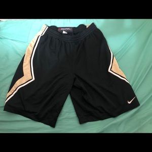 VTG Nike Dazzle Basketball Shorts Black gold Sz L